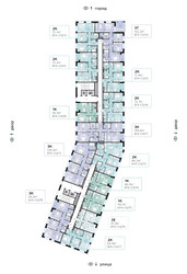 Планировка двухкомнатной(квартира) площадью 96.2 квадратных метров в ЖК “СберСити в Рублево-Архангельском”
