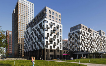 Придомовая территория ЖК “Страна Заречная”