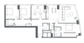 Планировка квартиры 4+ комнат (Квартиры)162.3