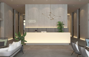 Входная зона в "AFI Tower"