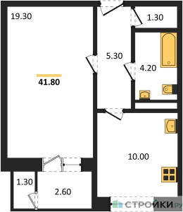 Планировка квартиры, ID 406294