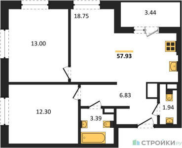 Планировка квартиры, ID 437373