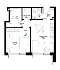 Планировка квартиры, ID 502000
