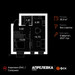 Планировка двухкомнатной(квартира) площадью 39.9 квадратных метров в “Апрелевка Клаб”