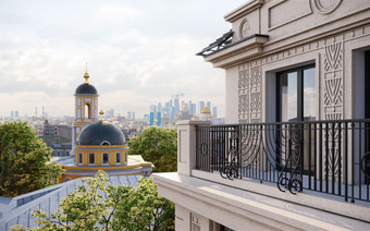 Терраса в ЖК "Русские сезоны"