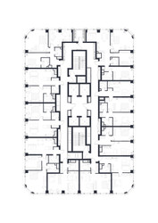 Планировка однокомнатной(квартира) площадью 49.6 квадратных метров в ЖК “ЖК 1-й Нагатинский (Первый Нагатинский)”
