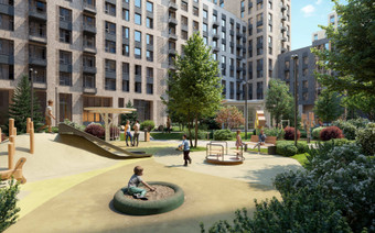 Детская площадка в ЖК “Smart Garden”