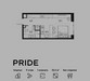 Планировка однокомнатной(квартира) площадью 32.2 квадратных метров в “ЖК PRIDE (Прайд)”