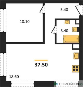 Планировка квартиры, ID 507614
